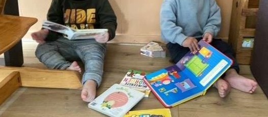 zelf lezen maar ook veel voorlezen