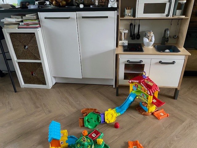 plek van het speelgoed