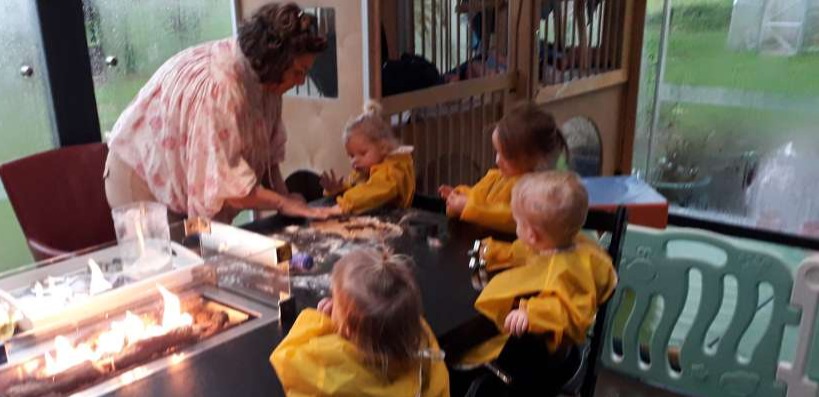 tuinkamer aangelegd, creatief bezig zijn