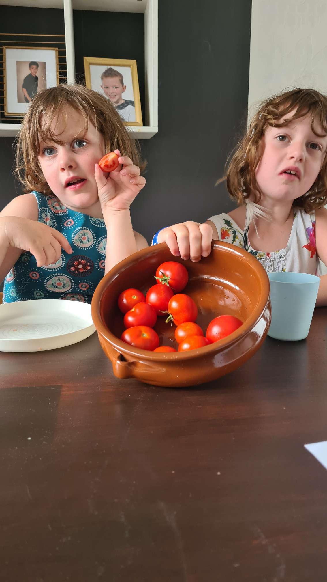 Zelf gezaaide tomaatjes