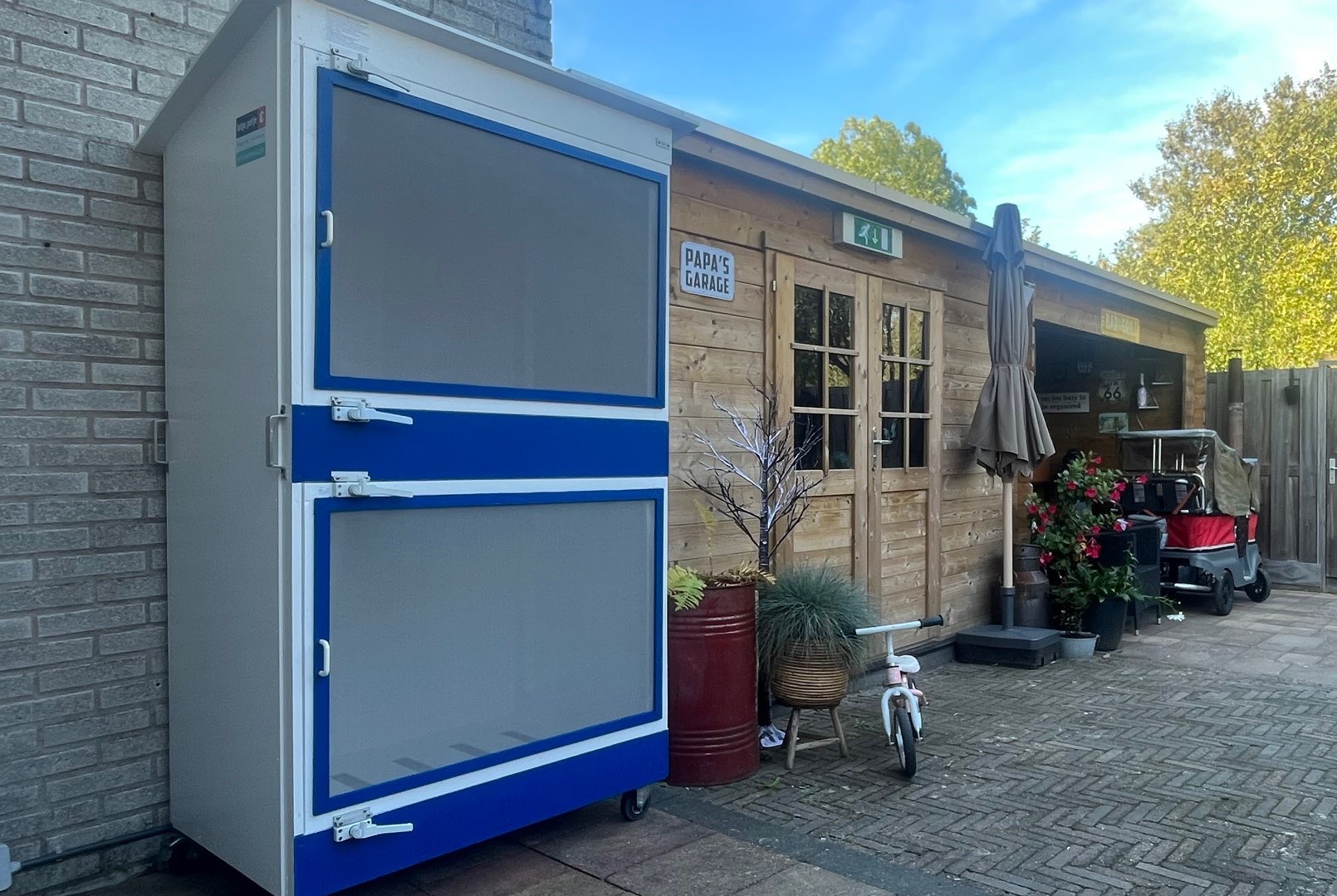 Kels&kidz heeft binnen en buiten bedjes!