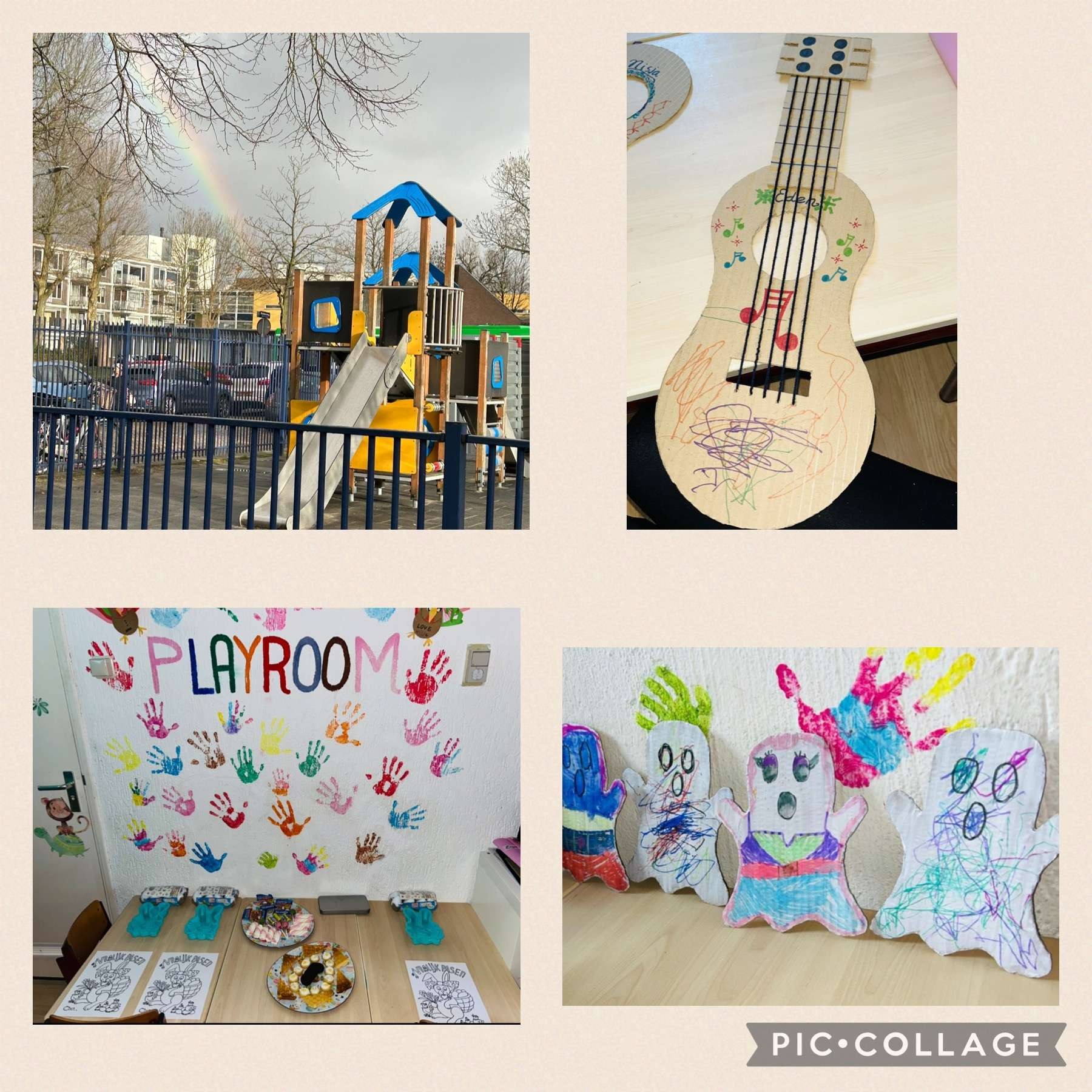 We maken een knutsel of spelen buiten