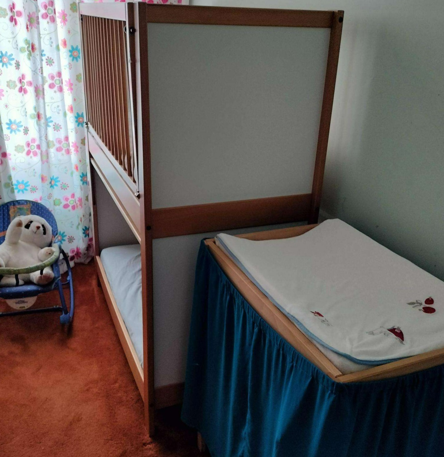 slaap en verschoonruimte