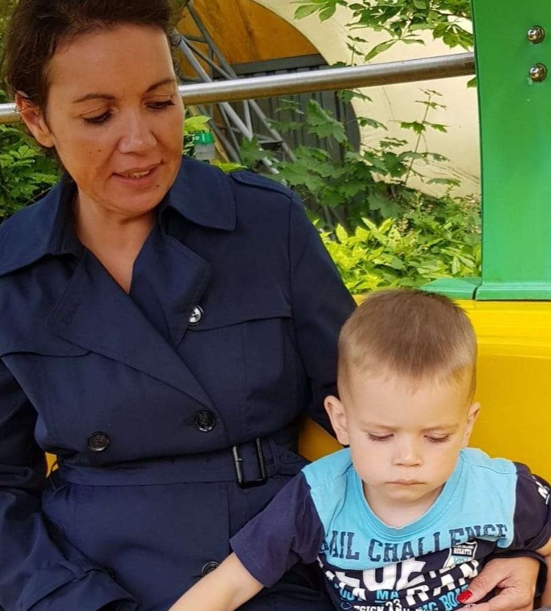 Ik met mijn zoontje Jayden