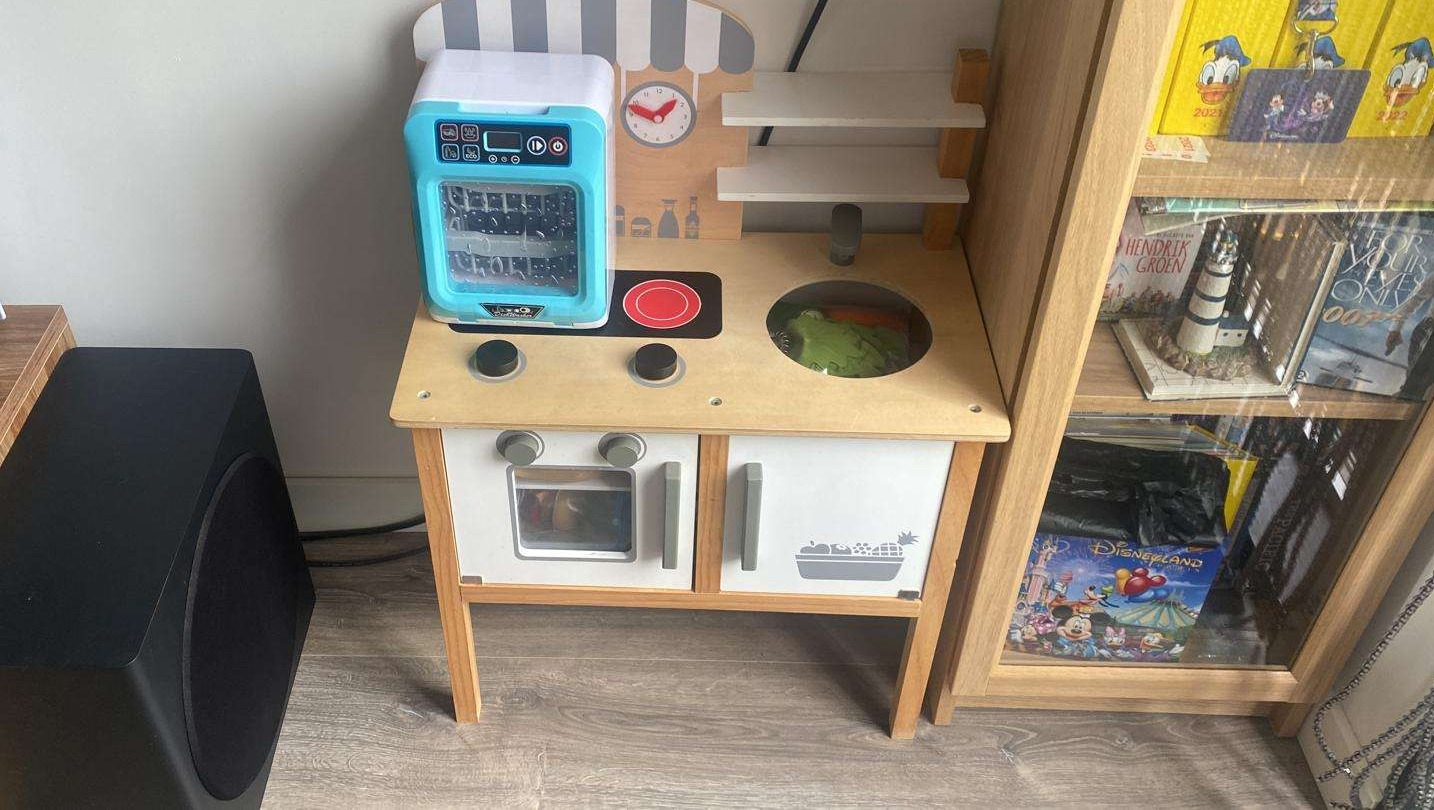 Klein gedeelte van het speelhoekje