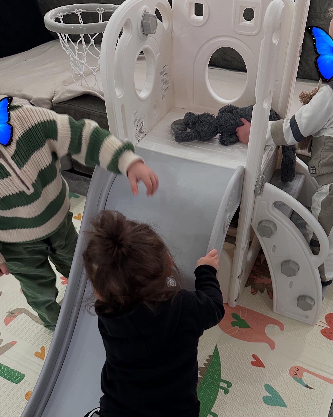 Spelen op de glijbaan