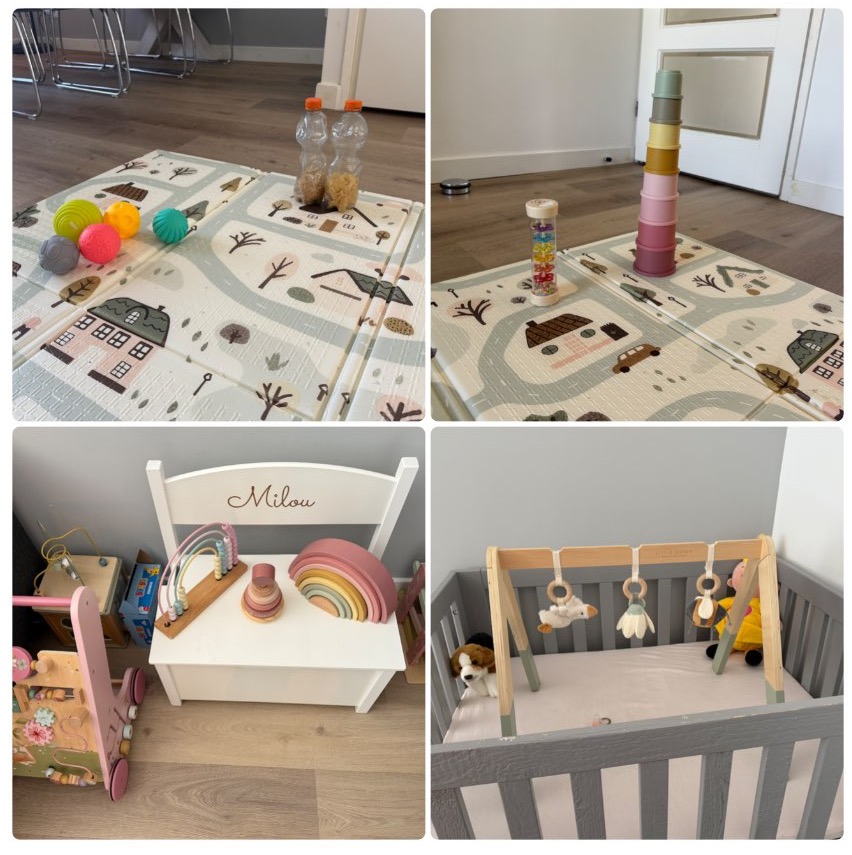 Collage in huis