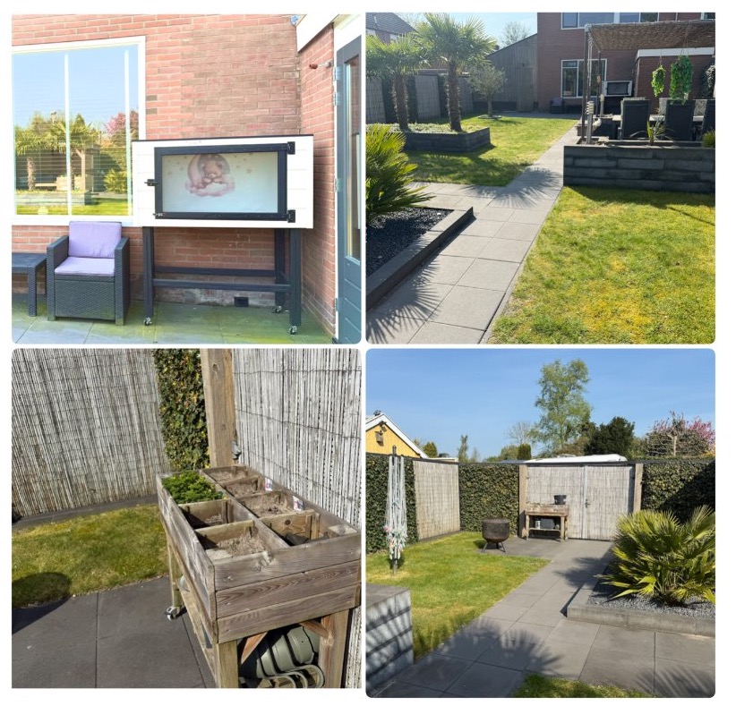 Collage tuin