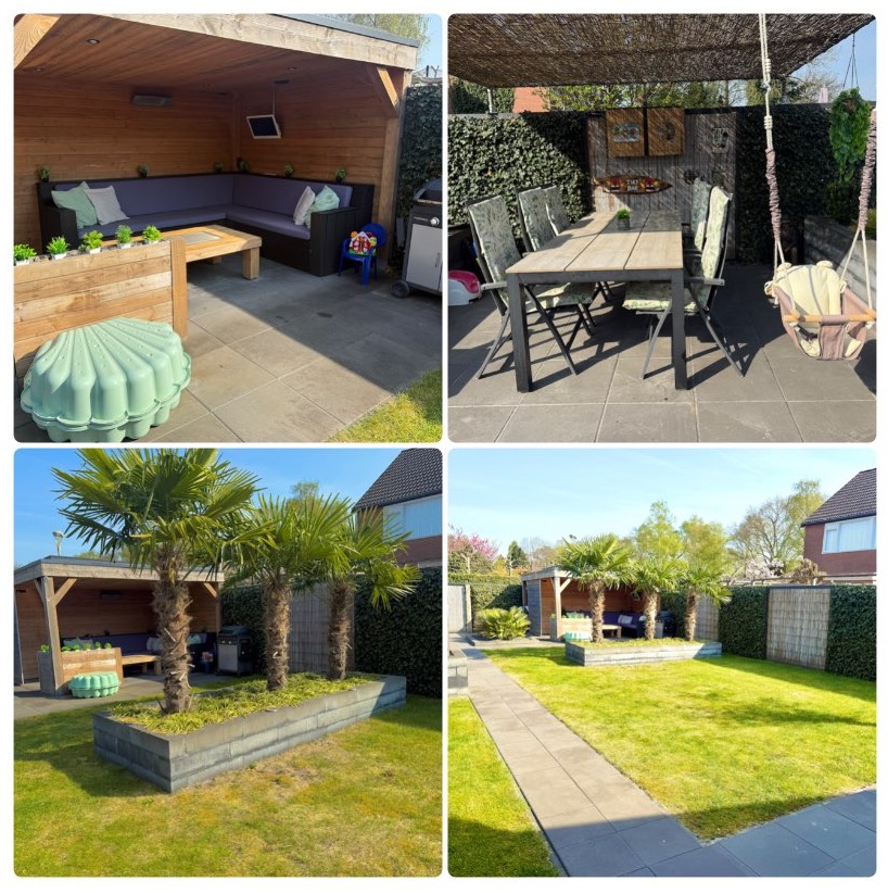 Collage tuin