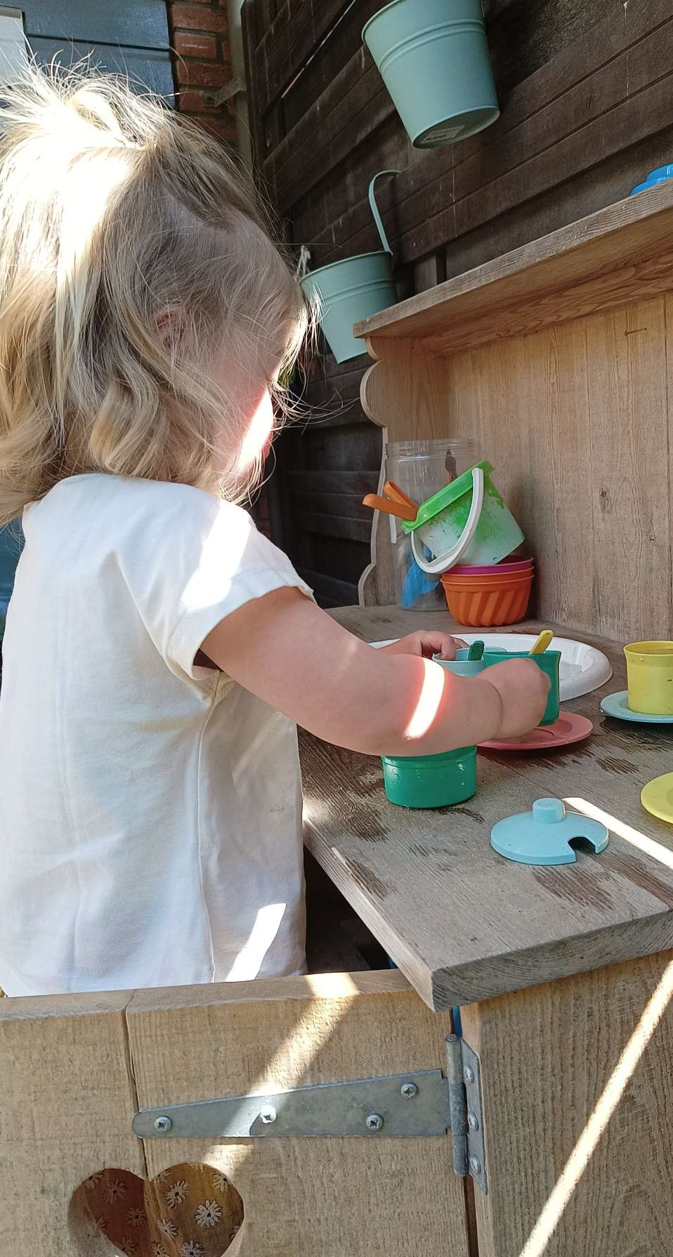 Buitenkeuken voor zand en water 💦