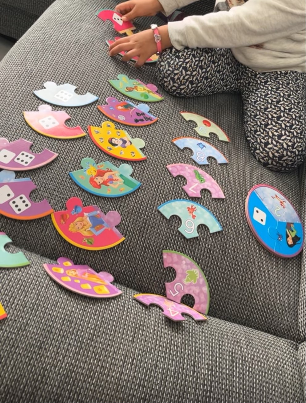 Puzzelen en tellen 
