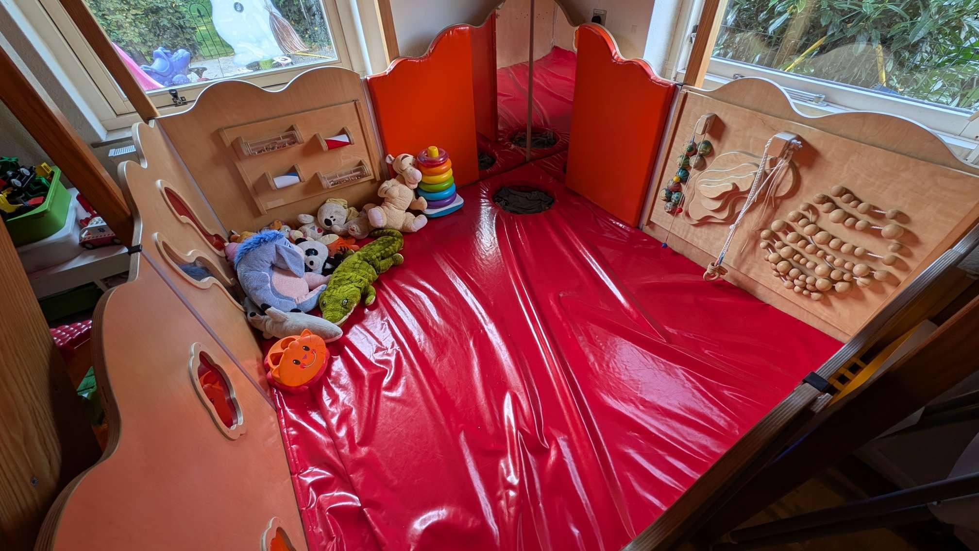 Onze knuffel- en rusthoek