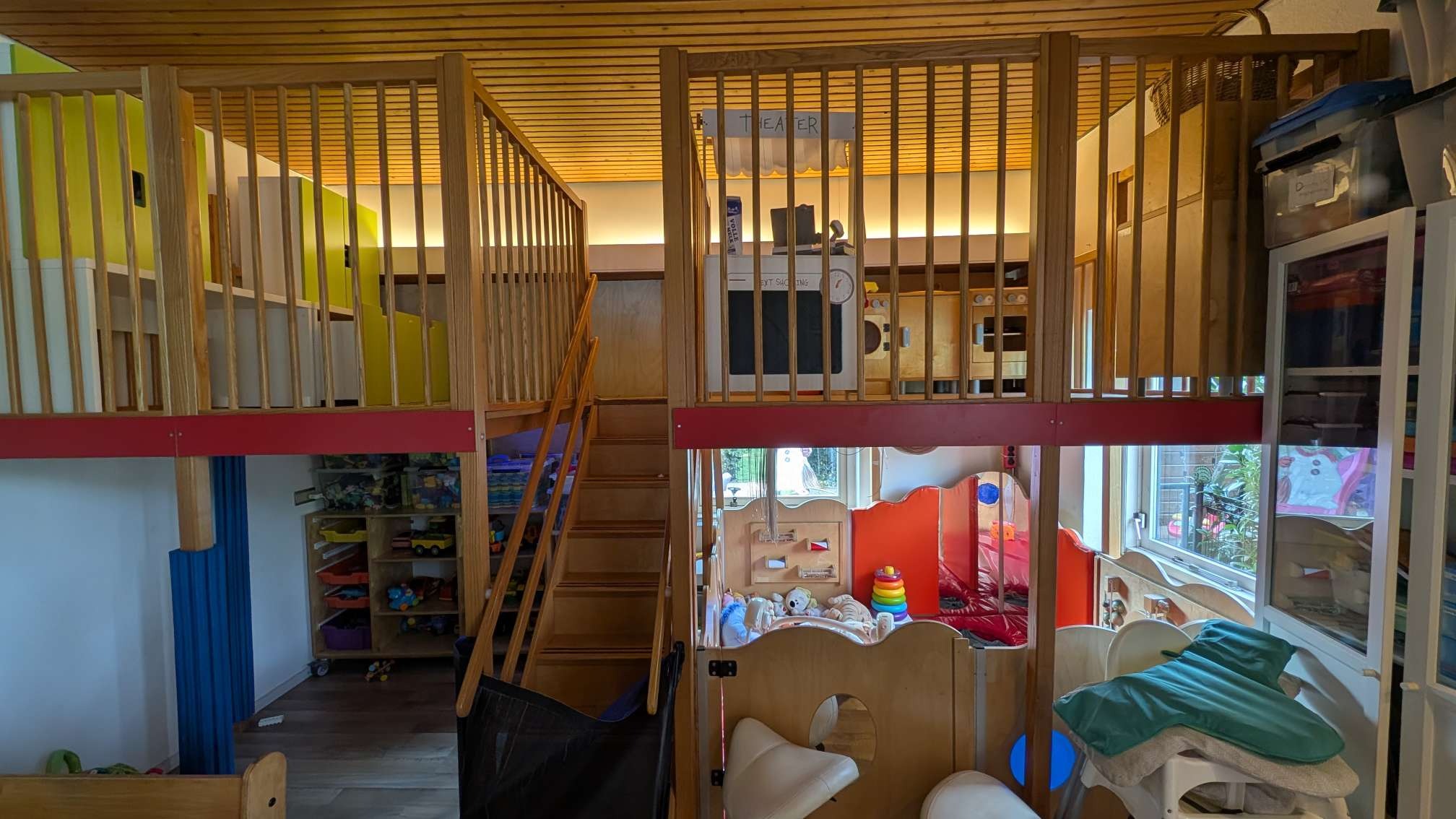 Opvang binnen, de speelzolder