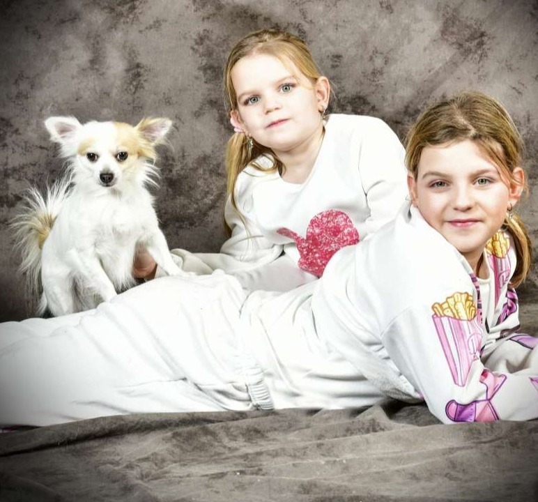 hondje Sky, Tatum en Bliss