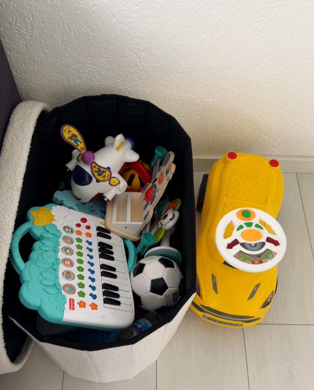 Extra speelgoed voor in de woonkamer