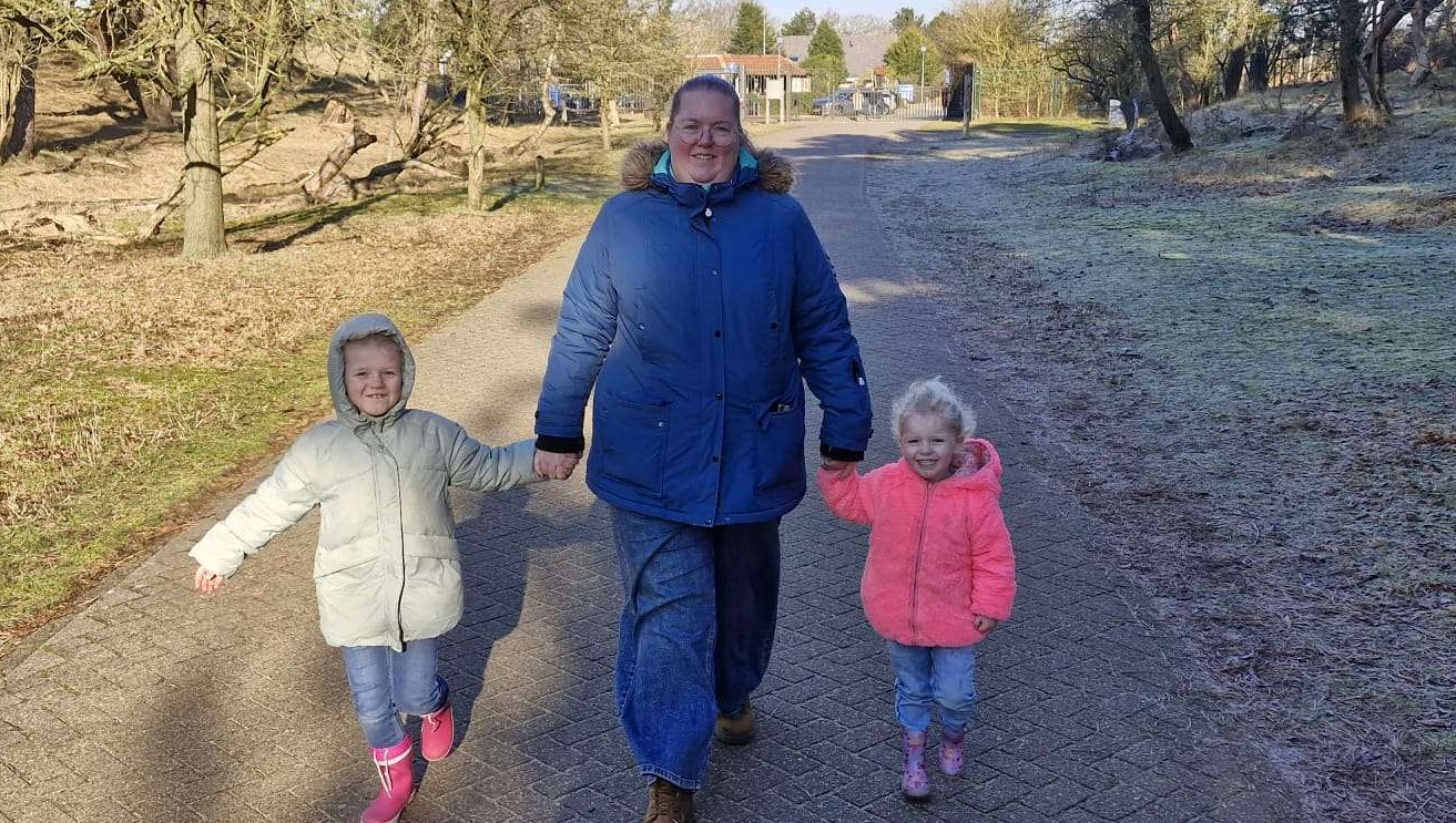 Ik en mijn twee meiden didi en floortje